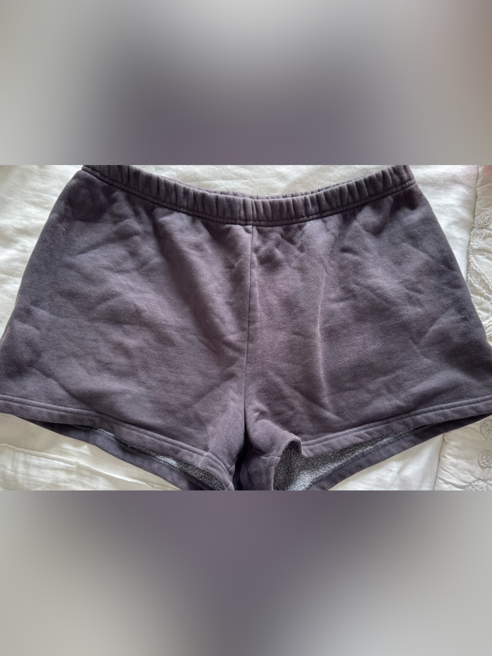 Aritzia Women's Navy Fleece Shorts
